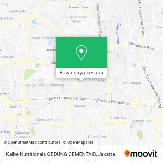 Peta Kalbe Nutritionals GEDUNG CEMENTAID