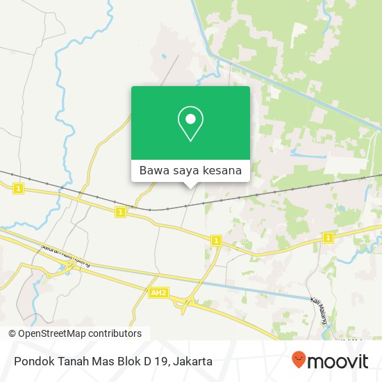 Peta Pondok Tanah Mas Blok D 19