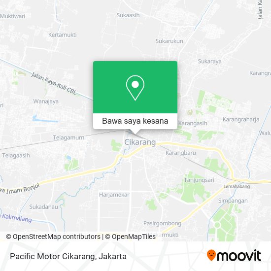 Peta Pacific Motor Cikarang