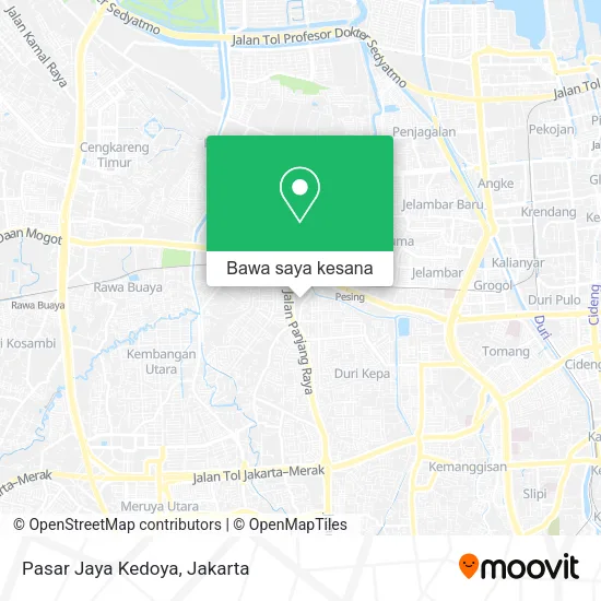 Peta Pasar Jaya Kedoya
