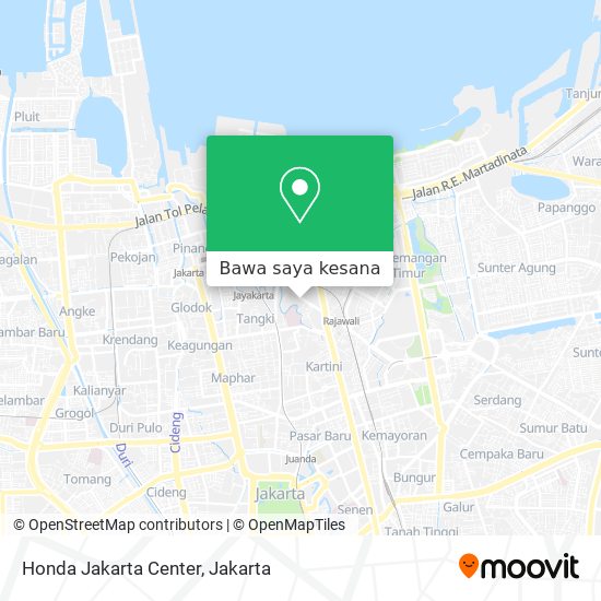 Peta Honda Jakarta Center