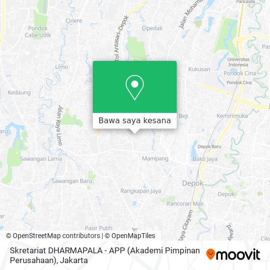 Peta Skretariat DHARMAPALA - APP (Akademi Pimpinan Perusahaan)
