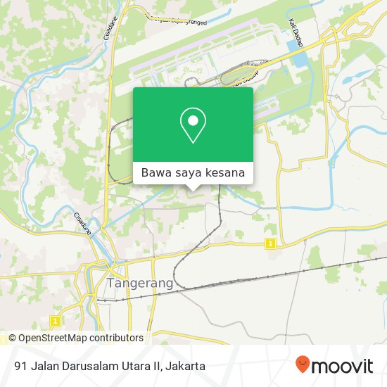 Peta 91 Jalan Darusalam Utara II