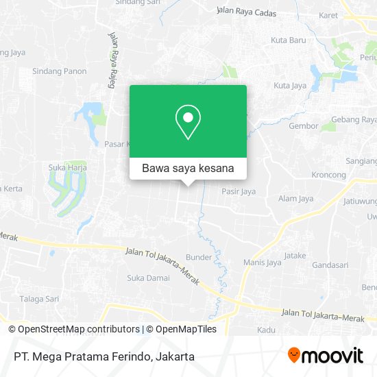 Peta PT. Mega Pratama Ferindo