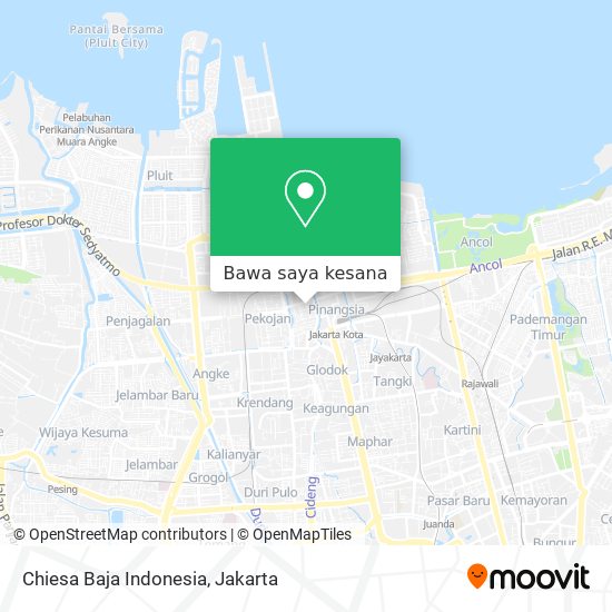 Peta Chiesa Baja Indonesia