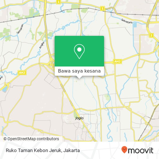 Peta Ruko Taman Kebon Jeruk