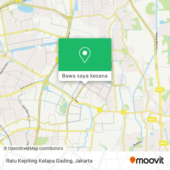 Peta Ratu Kepiting Kelapa Gading