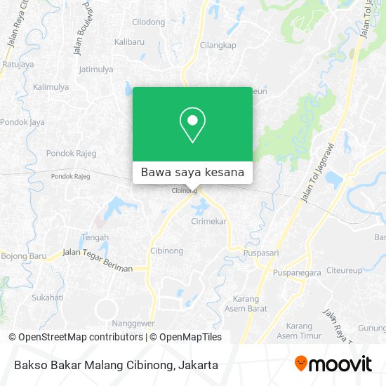 Peta Bakso Bakar Malang Cibinong