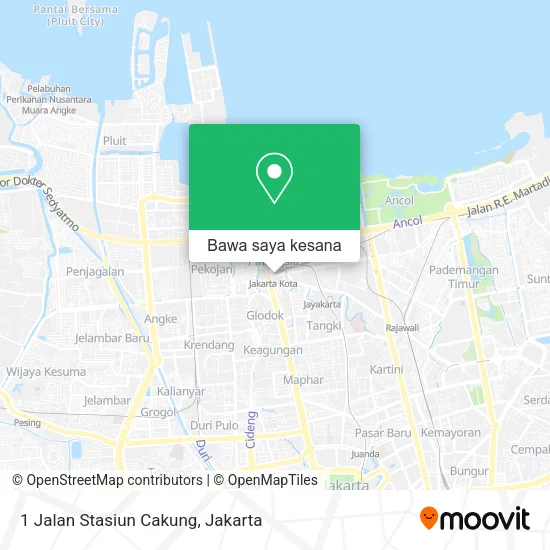 Peta 1 Jalan Stasiun Cakung
