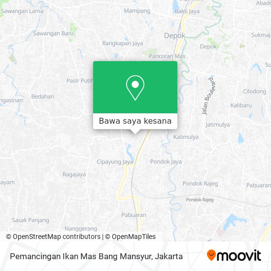 Peta Pemancingan Ikan Mas Bang Mansyur