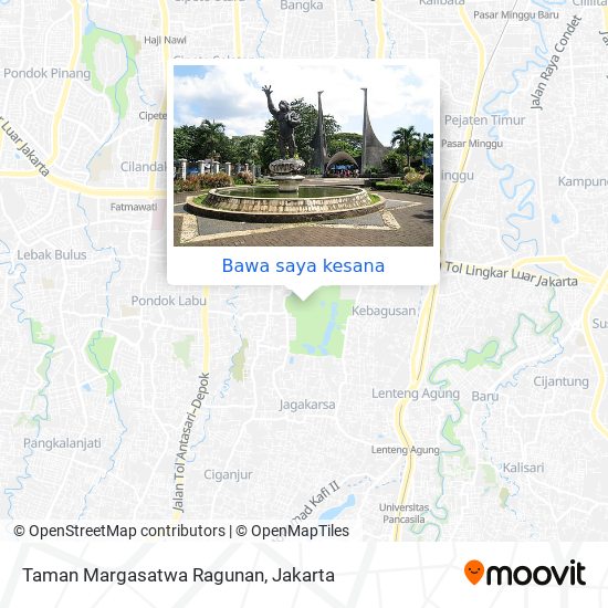 Peta Taman Margasatwa Ragunan