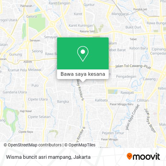 Peta Wisma buncit asri mampang