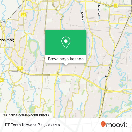 Peta PT Teras Nirwana Bali