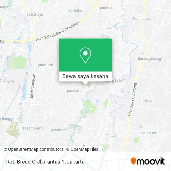 Peta Roti Bread O Jl.brantas 1