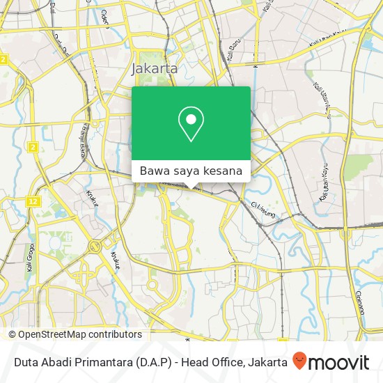 Peta Duta Abadi Primantara (D.A.P) - Head Office