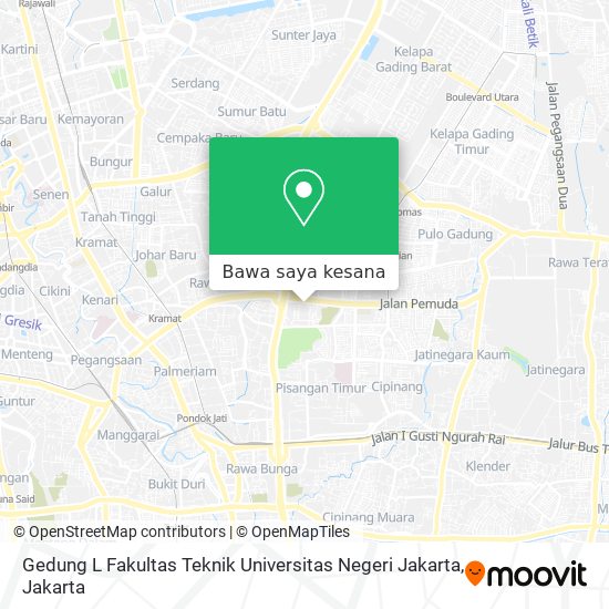 Peta Gedung L Fakultas Teknik Universitas Negeri Jakarta