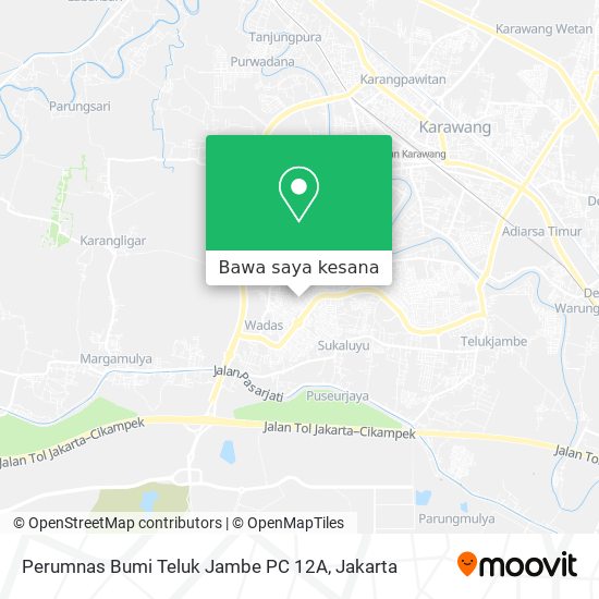 Peta Perumnas Bumi Teluk Jambe PC 12A