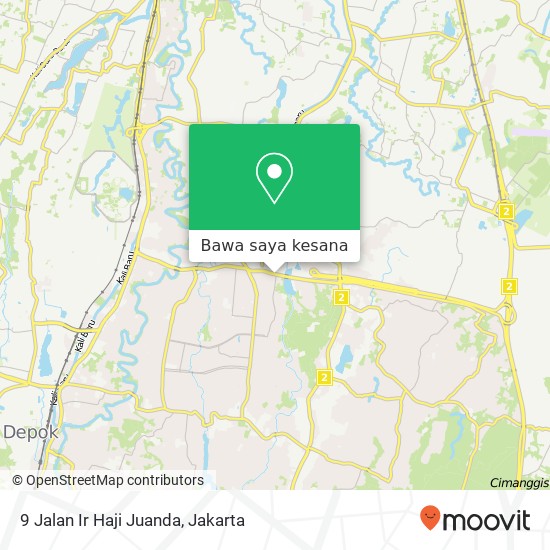 Peta 9 Jalan Ir Haji Juanda