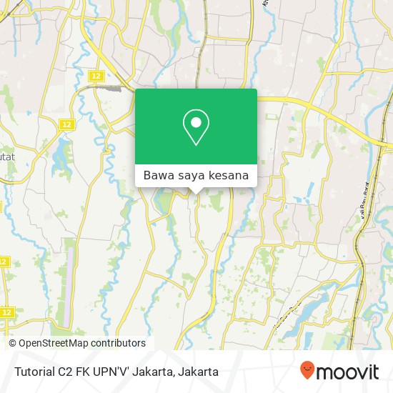 Peta Tutorial C2 FK UPN'V' Jakarta
