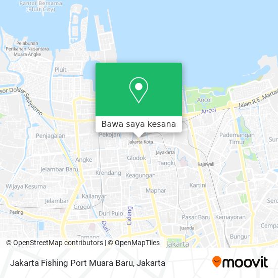 Peta Jakarta Fishing Port Muara Baru