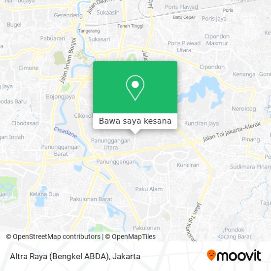 Peta Altra Raya (Bengkel ABDA)