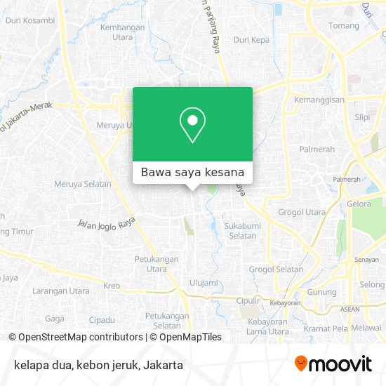 Peta kelapa dua, kebon jeruk