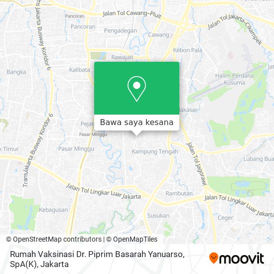 Peta Rumah Vaksinasi Dr. Piprim Basarah Yanuarso, SpA(K)