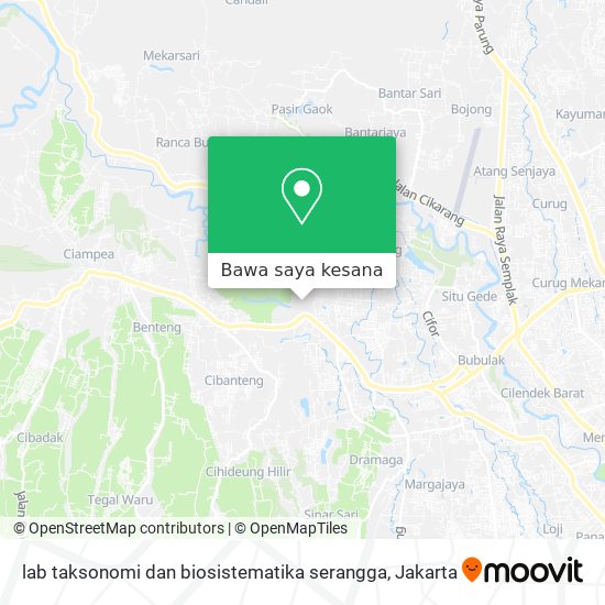 Peta lab taksonomi dan biosistematika serangga