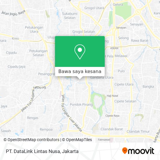 Peta PT. DataLink Lintas Nusa