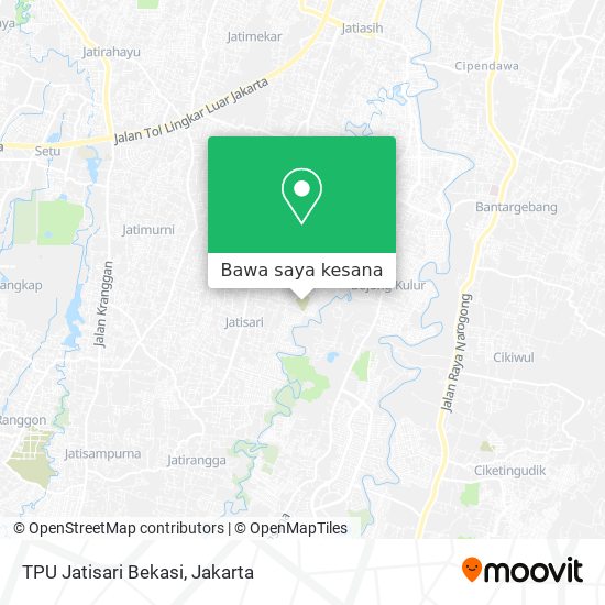 Peta TPU Jatisari Bekasi