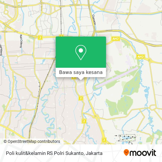 Peta Poli kulit&kelamin RS Polri Sukanto