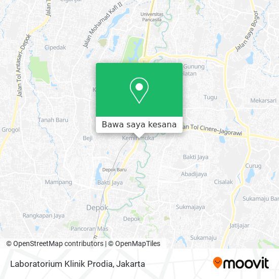Peta Laboratorium Klinik Prodia