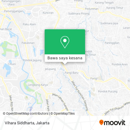 Peta Vihara Siddharta