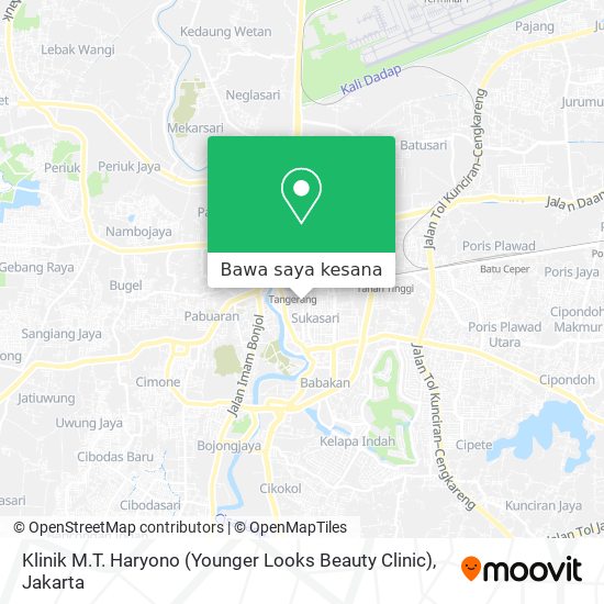 Peta Klinik M.T. Haryono (Younger Looks Beauty Clinic)