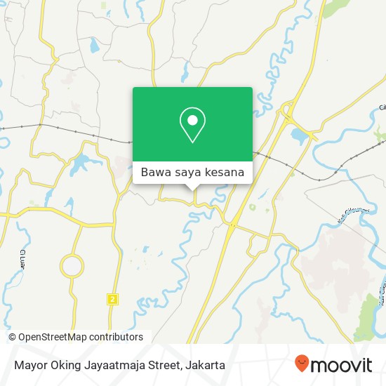 Peta Mayor Oking Jayaatmaja Street