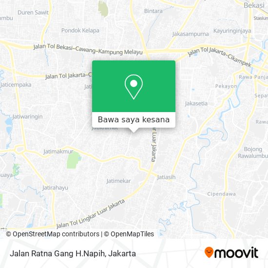 Peta Jalan Ratna Gang H.Napih