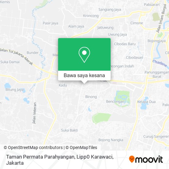 Peta Taman Permata Parahyangan, Lipp0 Karawaci