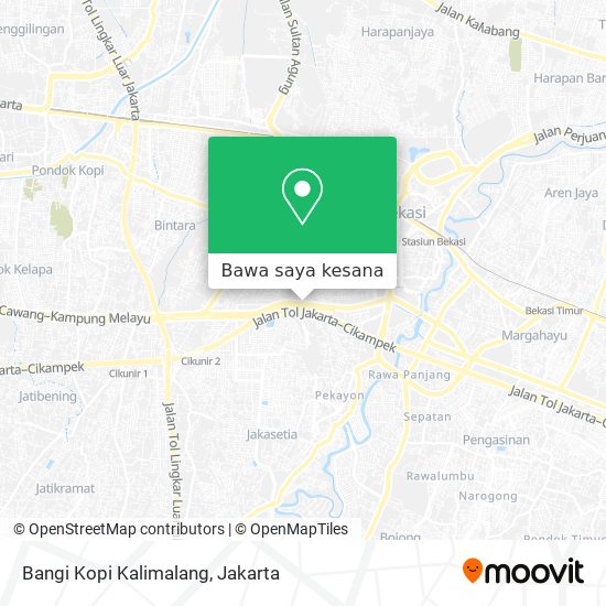 Peta Bangi Kopi Kalimalang