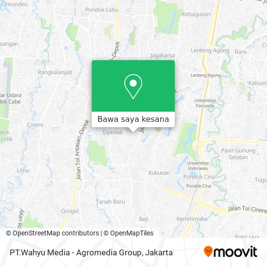Peta PT.Wahyu Media - Agromedia Group