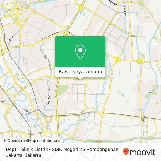 Peta Dept. Teknik Listrik - SMK Negeri 26 Pembangunan Jakarta