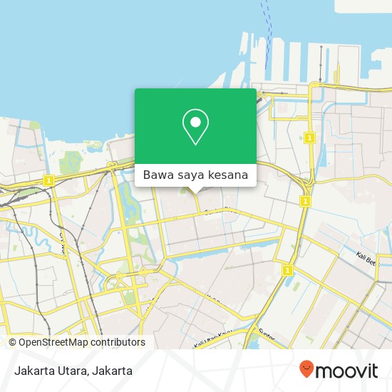 Peta Jakarta Utara