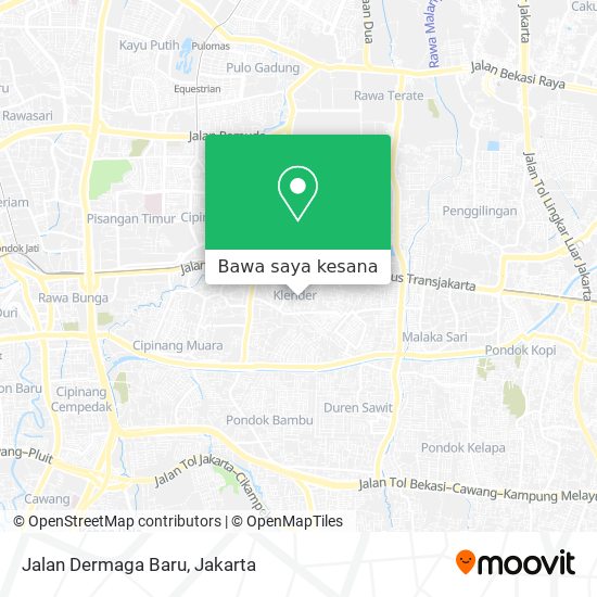 Peta Jalan Dermaga Baru