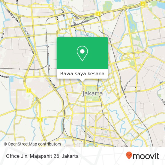 Peta Office Jln. Majapahit 26
