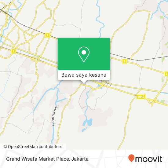 Peta Grand Wisata Market Place