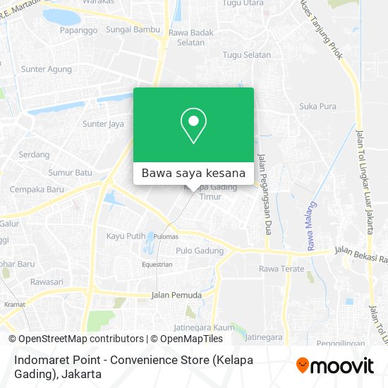 Peta Indomaret Point - Convenience Store (Kelapa Gading)