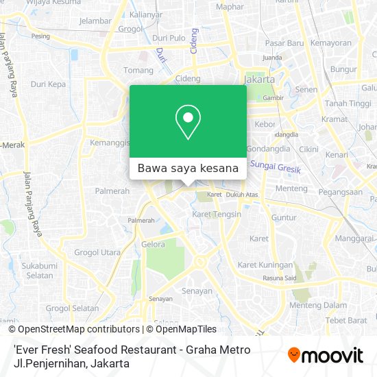 Peta 'Ever Fresh' Seafood Restaurant - Graha Metro Jl.Penjernihan