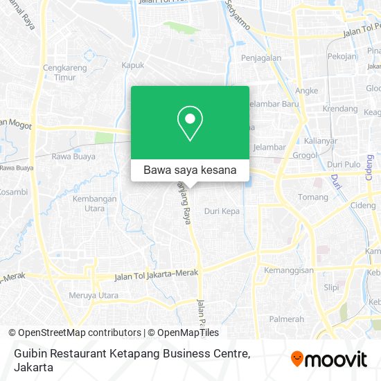 Peta Guibin Restaurant Ketapang Business Centre