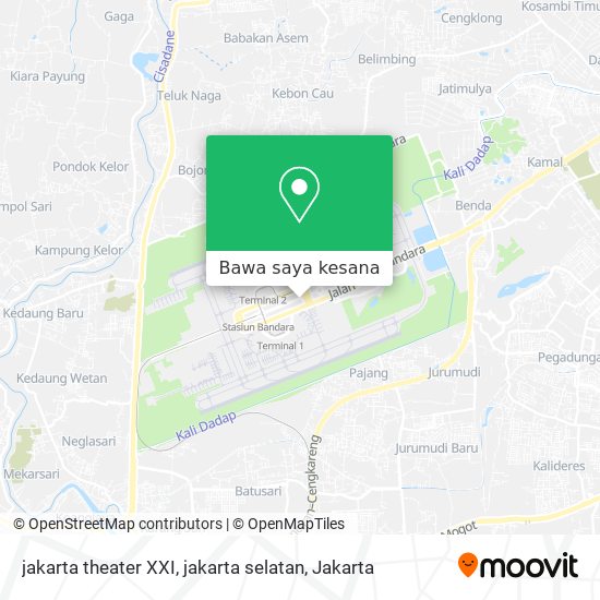 Peta jakarta theater XXI, jakarta selatan