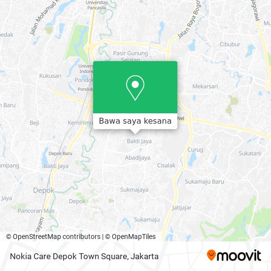 Peta Nokia Care Depok Town Square