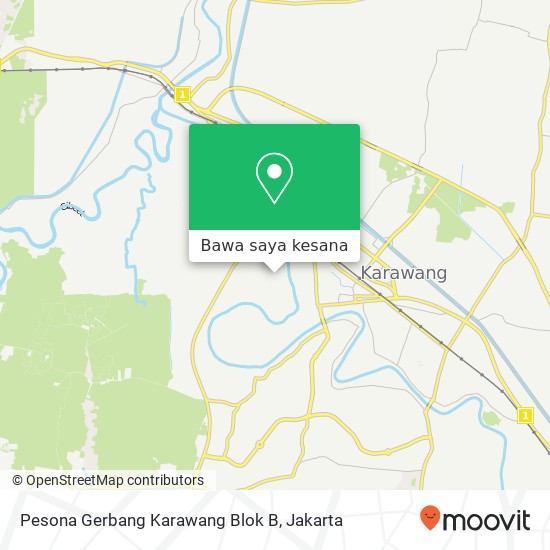 Peta Pesona Gerbang Karawang Blok B